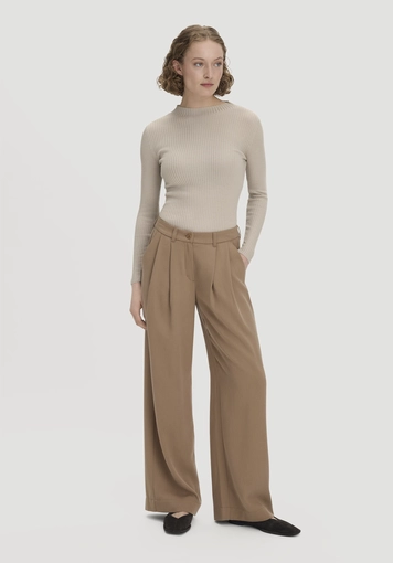 Strick Pullover Fitted aus TENCEL™ Lyocell mit Bio-Baumwolle - 1