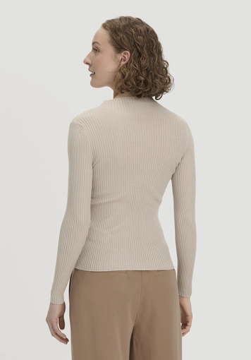 Strick Pullover Fitted aus TENCEL™ Lyocell mit Bio-Baumwolle - 2