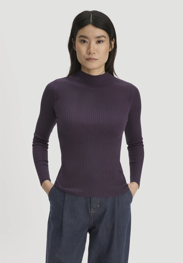 Strick Pullover Fitted aus TENCEL™ Lyocell mit Bio-Baumwolle