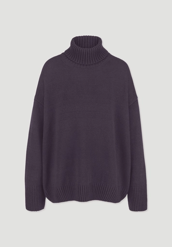 Strick Pullover Oversize aus Bio-Merinowolle mit Bio-Baumwolle Strick Pullover Oversize aus Bio-Merinowolle mit Bio-Baumwolle