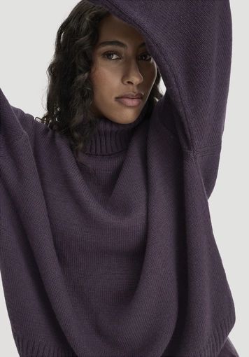 Strick Pullover Oversize aus Bio-Merinowolle mit Bio-Baumwolle - 3