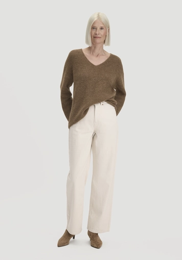 Strick Pullover Relaxed aus reinem Alpaka - 1