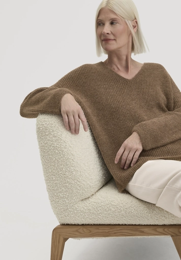 Strick Pullover Relaxed aus reinem Alpaka - 3