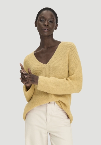 Strick Pullover Relaxed aus reinem Alpaka - 0