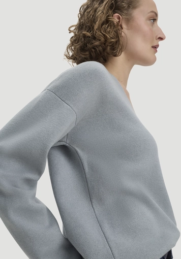 Pullover Oversize aus Bio-Baumwolle mit Schurwolle - 3