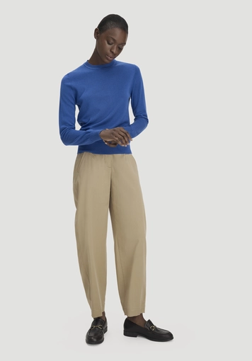 Regular sweater made of pure organic merino wool - 1