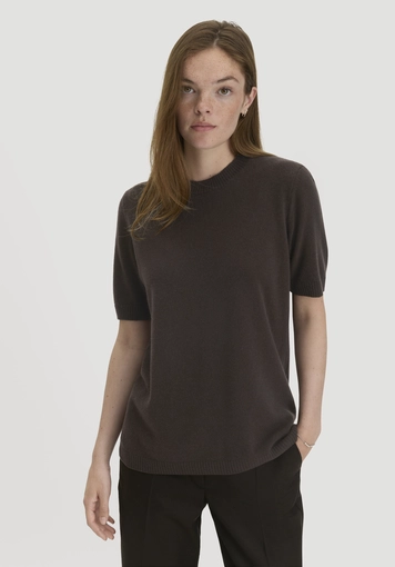 Relaxed pullover made from organic virgin wool with cashmere - 0