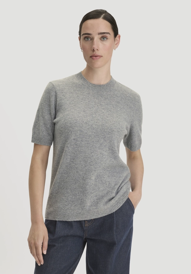 Pullover Relaxed aus Bio-Schurwolle mit Cashmere