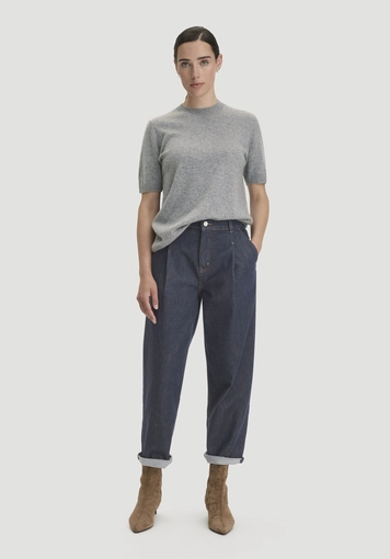 Pullover Relaxed aus Bio-Schurwolle mit Cashmere - 1