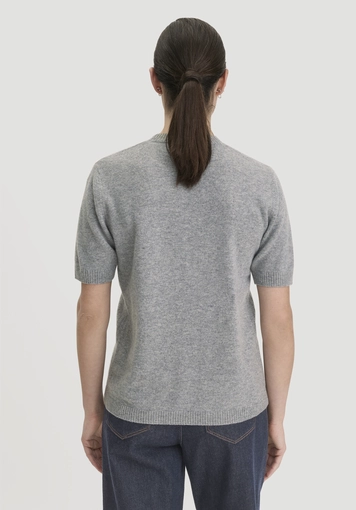 Pullover Relaxed aus Bio-Schurwolle mit Cashmere - 2