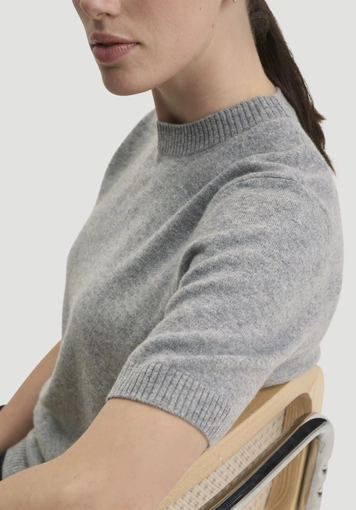 Pullover Relaxed aus Bio-Schurwolle mit Cashmere - 3
