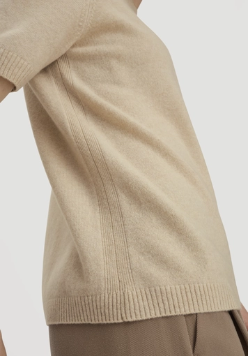 Pullover Relaxed aus Bio-Schurwolle mit Cashmere - 3