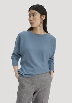 Pullover Relaxed aus Bio-Schurwolle mit Cashmere
