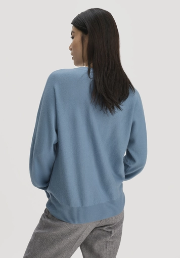 Relaxed pullover made from organic virgin wool with cashmere - 2