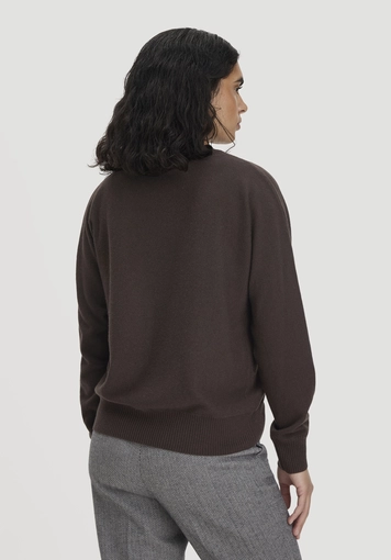 Pullover Relaxed aus Bio-Schurwolle mit Cashmere - 2