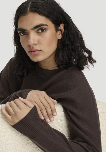 Pullover Relaxed aus Bio-Schurwolle mit Cashmere - 3