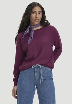 Pullover Relaxed aus Bio-Schurwolle mit Cashmere
