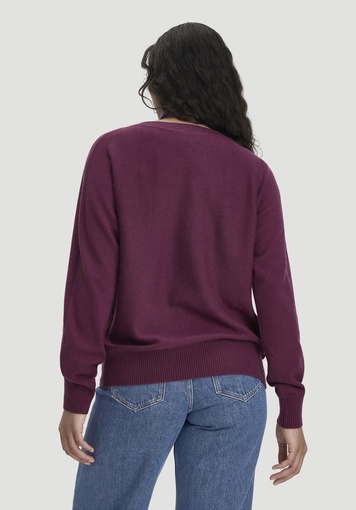 Pullover Relaxed aus Bio-Schurwolle mit Cashmere - 2