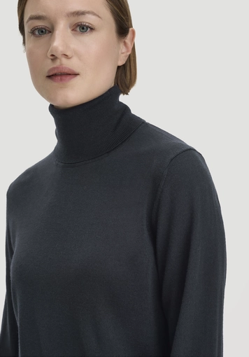 Rollkragenpullover Relaxed aus reiner Bio-Merinowolle - 3