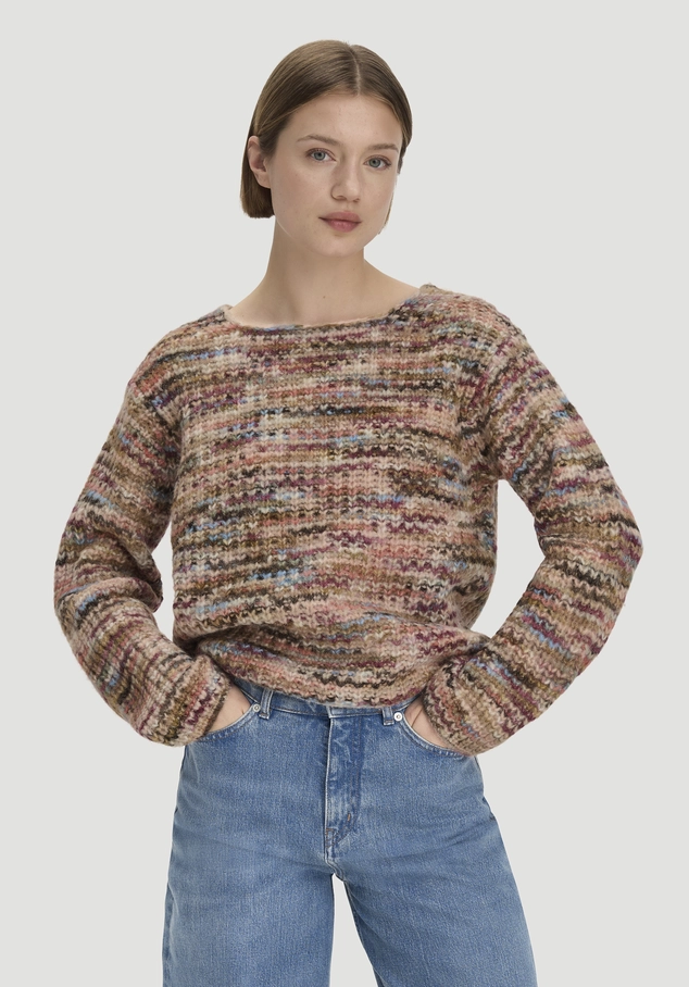 Strick Pullover Relaxed aus Alpaka und Bio-Baumwolle