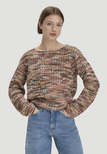 Strick Pullover Relaxed aus Alpaka und Bio-Baumwolle - 0