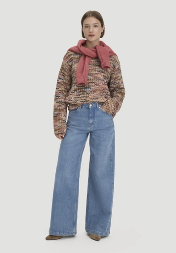 Strick Pullover Relaxed aus Alpaka und Bio-Baumwolle - 1
