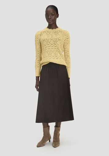 Pullover Regular aus reinem Alpaka - 1