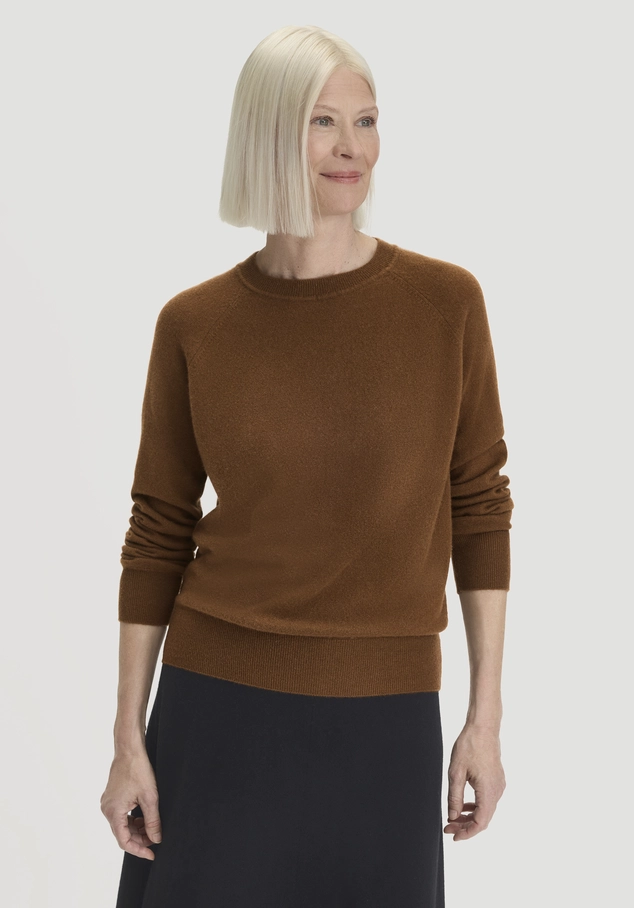 Strick Pullover Relaxed aus Cashmere mit Recycling-Anteil
