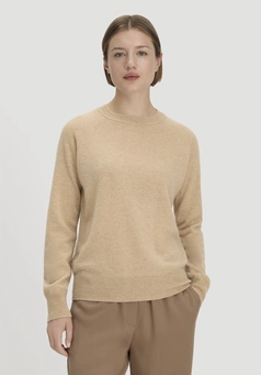 Relaxed BETTER RECYCLING pullover made from cashmere with recycled content