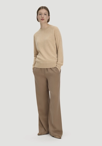 Relaxed BETTER RECYCLING pullover made from cashmere with recycled content - 1