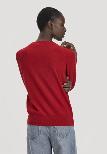 Relaxed BETTER RECYCLING pullover made from cashmere with recycled content - 2