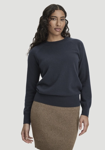 Relaxed BETTER RECYCLING pullover made from cashmere with recycled content - 0