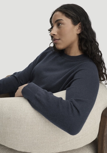 Relaxed BETTER RECYCLING pullover made from cashmere with recycled content - 3