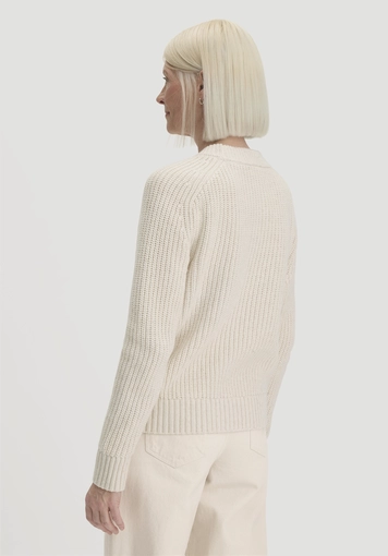 Strick Pullover Relaxed aus Bio-Baumwolle mit recycelter Wolle - 2
