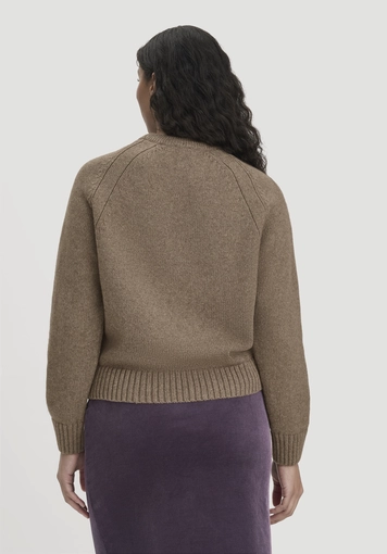 Strick Pullover Relaxed aus Wolle mit Bio-Baumwolle - 2