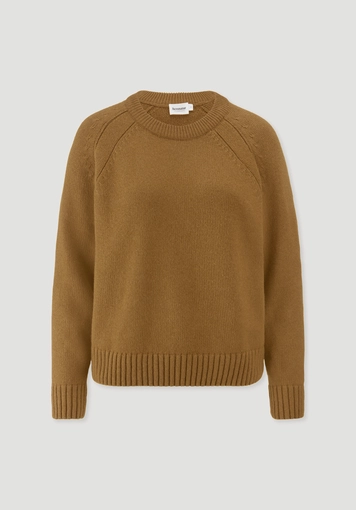 Strick Pullover Relaxed aus Schurwolle und Bio-Baumwolle Strick Pullover Relaxed aus Schurwolle und Bio-Baumwolle