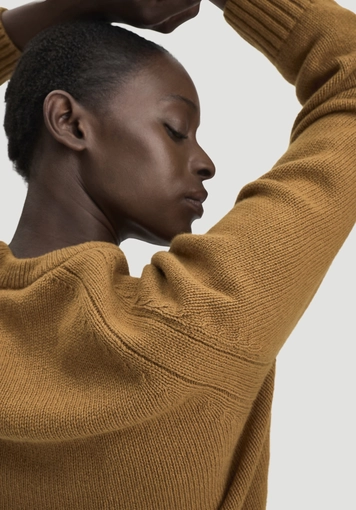 Strick Pullover Relaxed aus Schurwolle und Bio-Baumwolle - 3