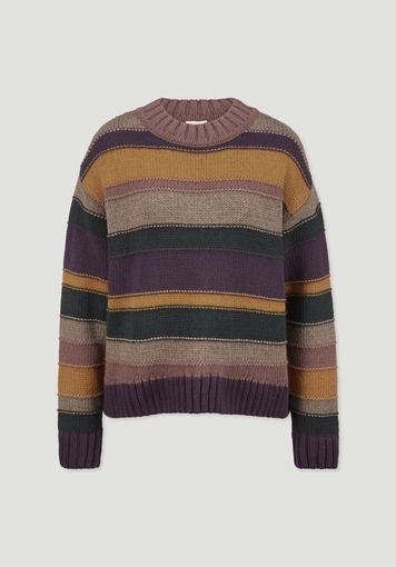 Pullover Oversize aus Schurwolle und Bio-Baumwolle Pullover Oversize aus Schurwolle und Bio-Baumwolle