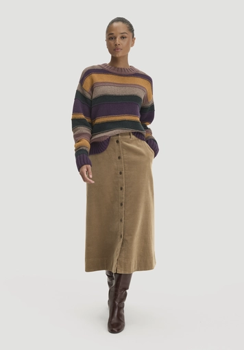 Pullover Oversize aus Schurwolle und Bio-Baumwolle - 1