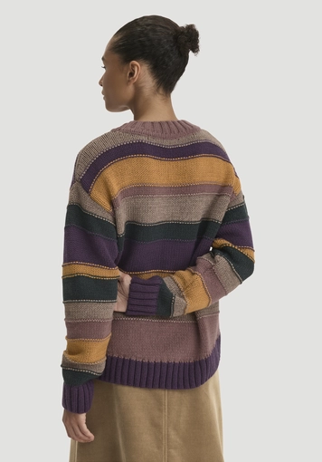 Pullover Oversize aus Schurwolle und Bio-Baumwolle - 2