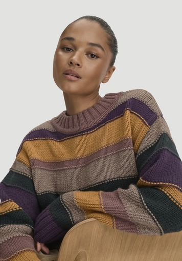 Pullover Oversize aus Schurwolle und Bio-Baumwolle - 3