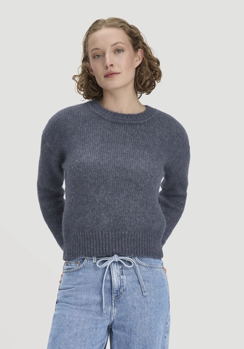 Pullover Relaxed aus Alpaka mit Bio-Baumwolle - 0