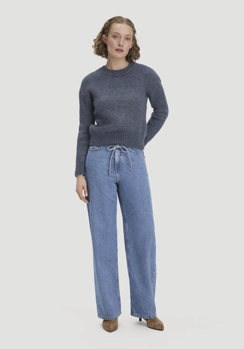 Pullover Relaxed aus Alpaka mit Bio-Baumwolle - 1