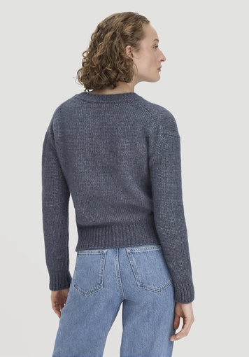 Relaxed sweater made of alpaca with organic cotton - 2