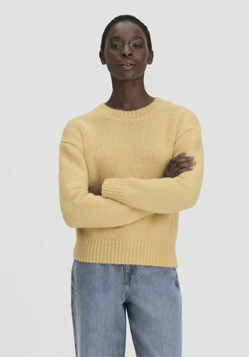 Strick Pullover Relaxed aus Alpaka mit Bio-Baumwolle - 0