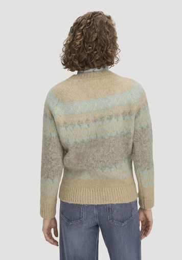 Stick Pullover Relaxed aus Alpaka und Bio-Baumwolle - 2