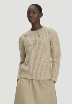 Strick Pullover Relaxed aus Alpaka mit Bio-Baumwolle