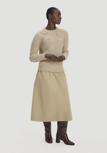 Strick Pullover Relaxed aus Alpaka mit Bio-Baumwolle - 1