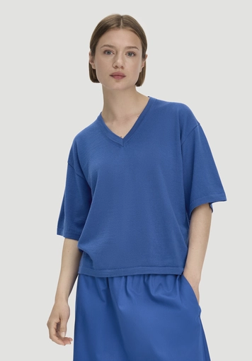 Pullover Oversize aus reiner Bio-Merinowolle - 0