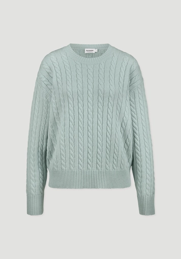 Pullover Oversize aus Bio-Schurwolle mit Cashmere - 5